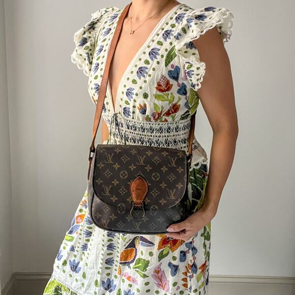 Louis Vuitton Saint Cloud GM Monogram Crossbody / Shoulder Bag 881 VI - Picture 12 of 12